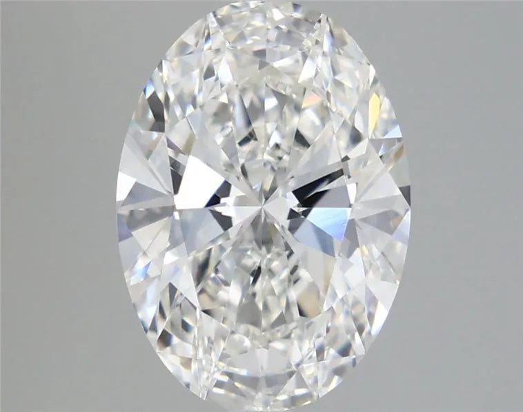 4.50ct Oval Lab Grown Diamond (Colour F, Clarity VVS2, IGI Certified)