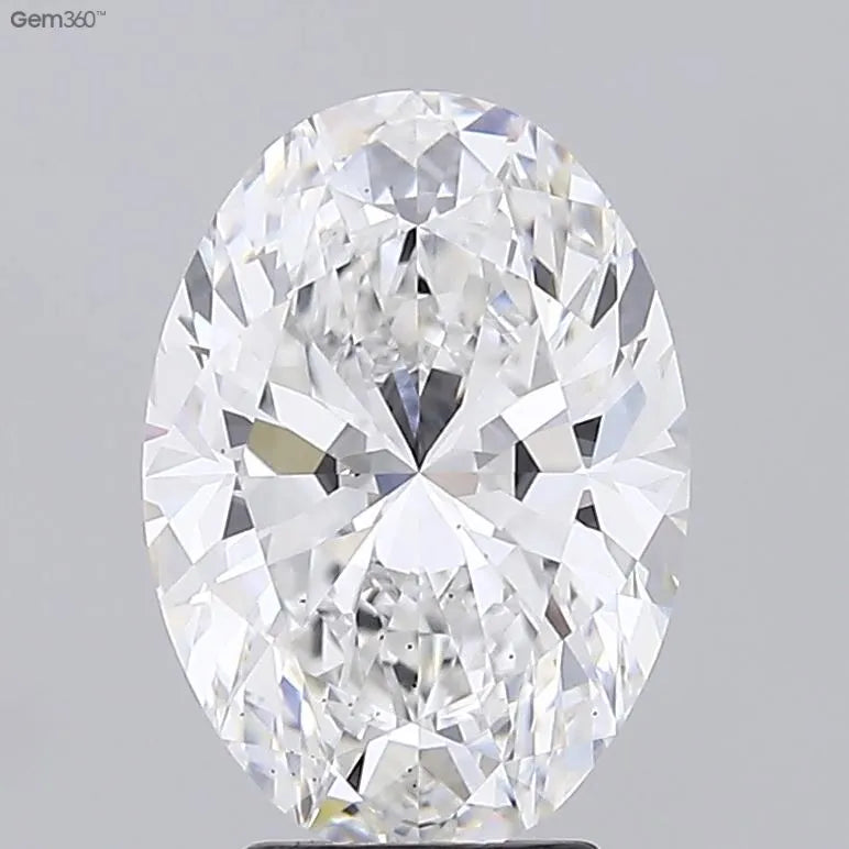 4.52ct Oval Lab Grown Diamond (Colour E, Clarity VS2, IGI Certified)