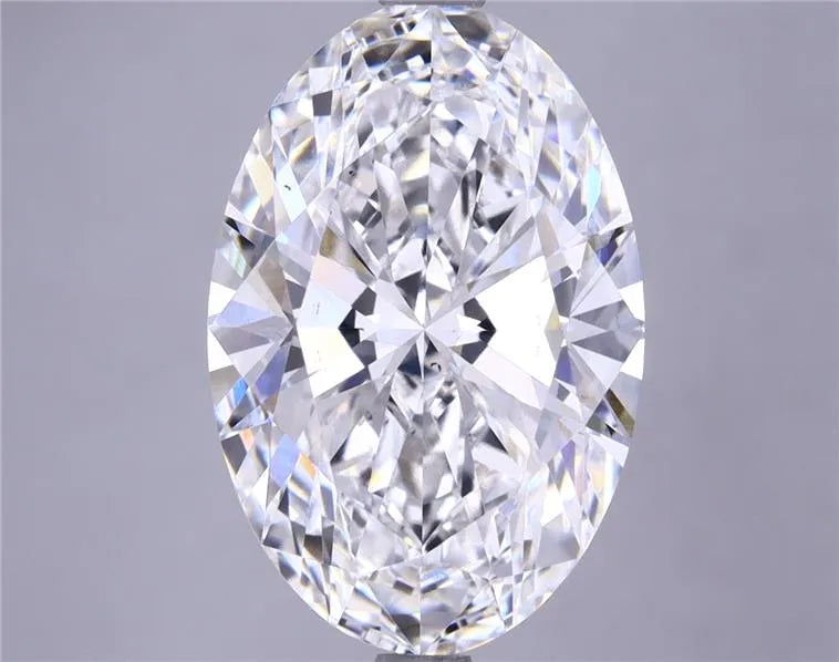 5.19ct Oval Lab Grown Diamond (Colour F, Clarity SI1, Cut EX, GIA Certified)