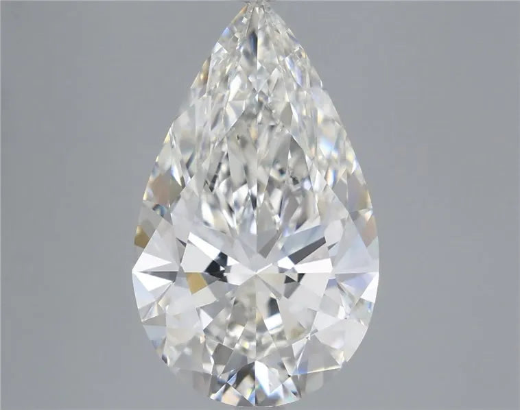 5.22ct Pear Lab Grown Diamond (Colour G, Clarity VVS2, IGI Certified)