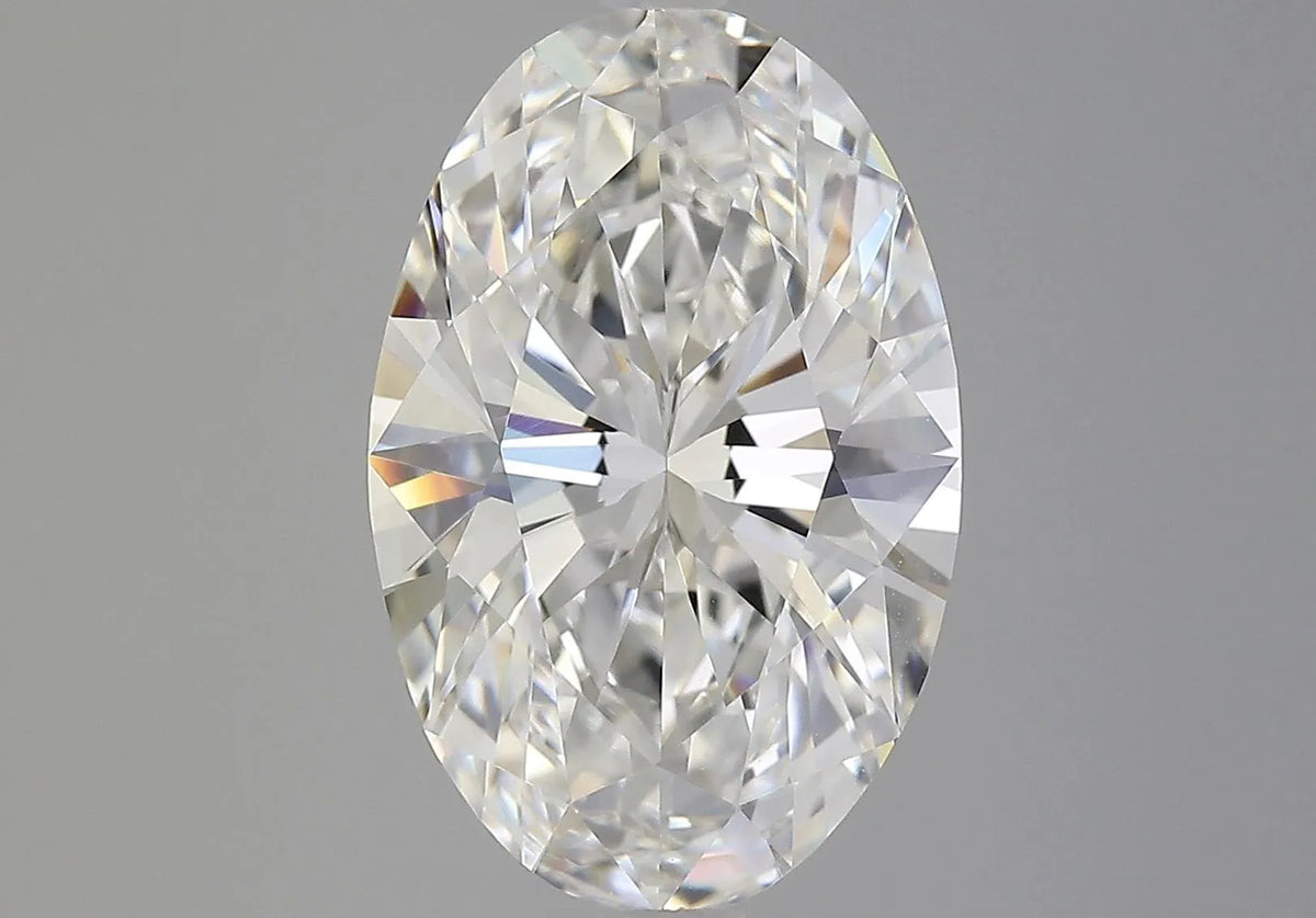 6.37ct Oval Natural Diamond (Colour H, Clarity VS1, GIA Certified)