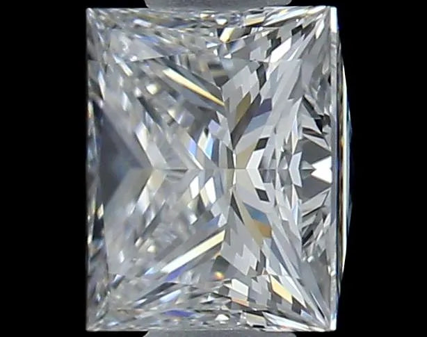 0.55ct Princess Natural Diamond (Colour E, Clarity IF, Cut EX, GIA Certified)