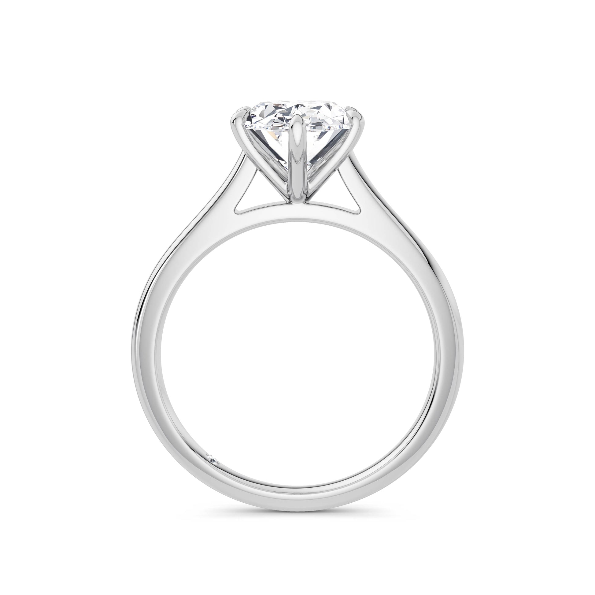 Abigail Platinum Oval Solitaire