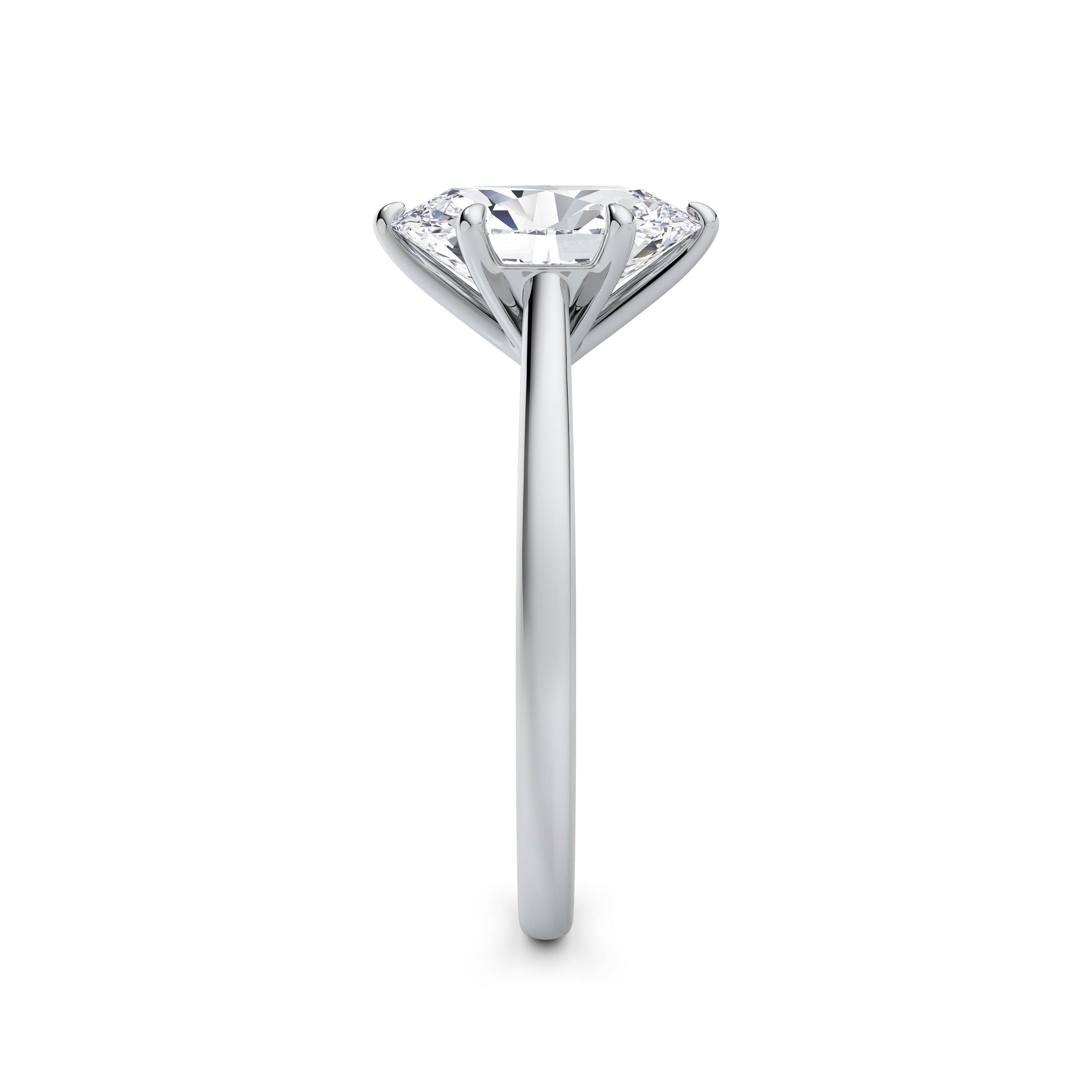 Abigail Platinum Oval Solitaire