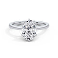 Abigail Platinum Oval Solitaire