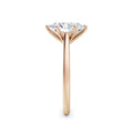 Abigail 18k Rose Gold Oval Solitaire