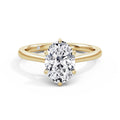 Abigail 18k Yellow Gold Oval Solitaire