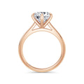 Abigail 18k Rose Gold Round Solitaire