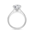 Abigail 18k White Gold Round Solitaire