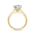 Abigail 18k Yellow Gold Round Solitaire