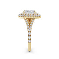 Aimee 18k Yellow Gold Asscher Halo