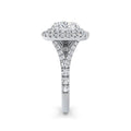 Aimee Platinum Cushion Halo