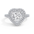 Aimee Platinum Heart Halo