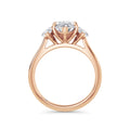 Aimee 18k Rose Gold Marquise Trilogy