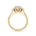 Aimee 18k Yellow Gold Marquise Trilogy