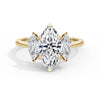 Aimee 18k Yellow Gold Marquise Trilogy
