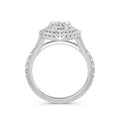Aimee 18k White Gold Marquise Halo