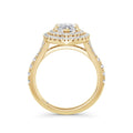 Aimee 18k Yellow Gold Marquise Halo