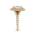 Aimee 18k Yellow Gold Oval Halo