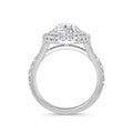 Aimee Platinum Pear Halo