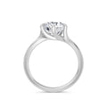 Aimee Platinum Round Diamond Band