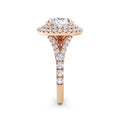 Aimee 18k Rose Gold Round Halo