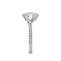 Aimee 18k White Gold Round Diamond Band