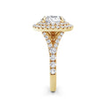 Aimee 18k Yellow Gold Round Halo