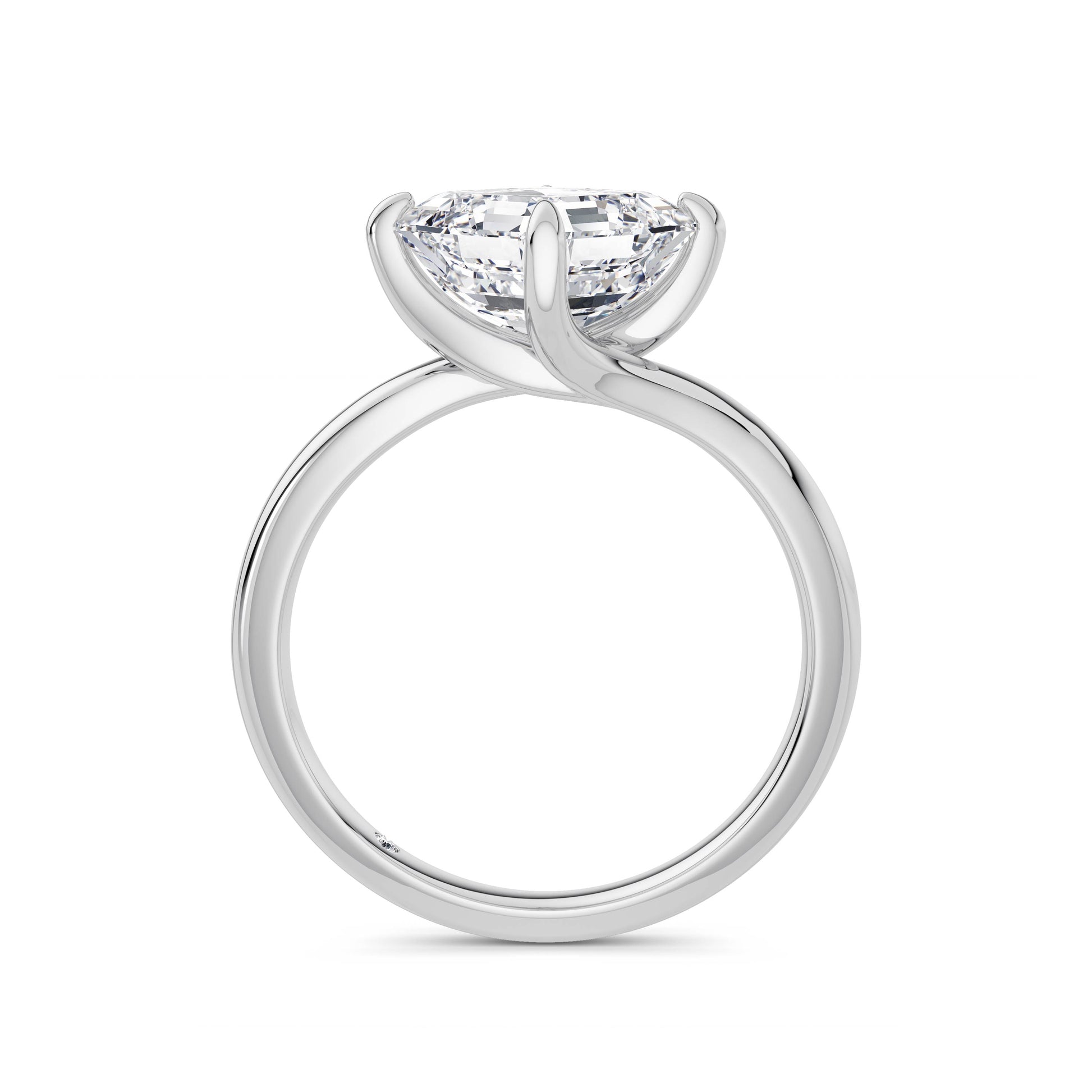 Andrea 18k White Gold Asscher Solitaire