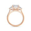 Anita 18k Rose Gold Asscher Trilogy