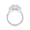 Anita 18k White Gold Asscher Trilogy