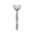 Anita 18k White Gold Asscher Diamond Band