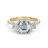 Anita 18k Yellow Gold Asscher Trilogy