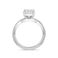 Anita Platinum Emerald Diamond Band