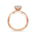 Anita 18k Rose Gold Marquise Diamond Band