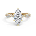 Anita 18k Yellow Gold Marquise Diamond Band