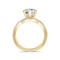 Anita 18k Yellow Gold Round Diamond Band