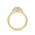 Bethany 18k Yellow Gold Marquise Halo