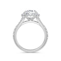 Bethany Platinum Round Halo