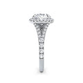 Bethany Platinum Round Halo
