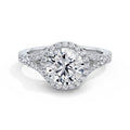 Bethany Platinum Round Halo