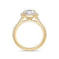 Bethany 18k Yellow Gold Round Halo