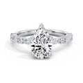 Beverley Platinum Pear Diamond Band
