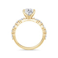 Beverley 18k Yellow Gold Pear Diamond Band
