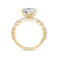 Beverley 18k Yellow Gold Round Diamond Band