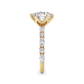 Beverley 18k Yellow Gold Round Diamond Band