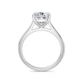 Carla Platinum Cushion Solitaire