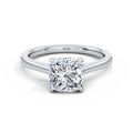 Carla Platinum Cushion Solitaire