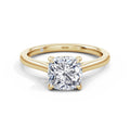Carla 18k Yellow Gold Cushion Solitaire
