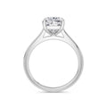 Carla Platinum Elongated Cushion Solitaire